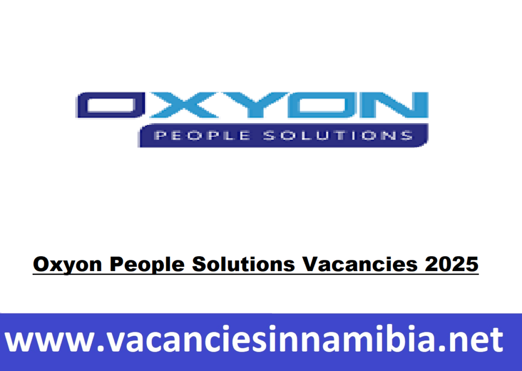 Oxyon People Solutions Vacancies 2025